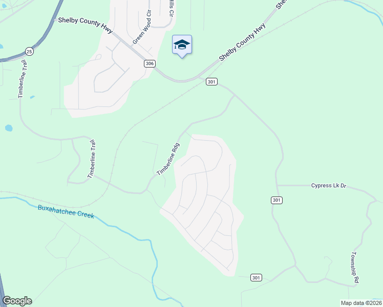 map of restaurants, bars, coffee shops, grocery stores, and more near 1069 Merion Drive in Calera