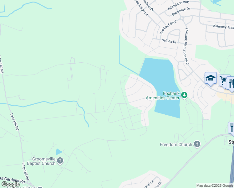 map of restaurants, bars, coffee shops, grocery stores, and more near 228 Michael Lane in Moncks Corner