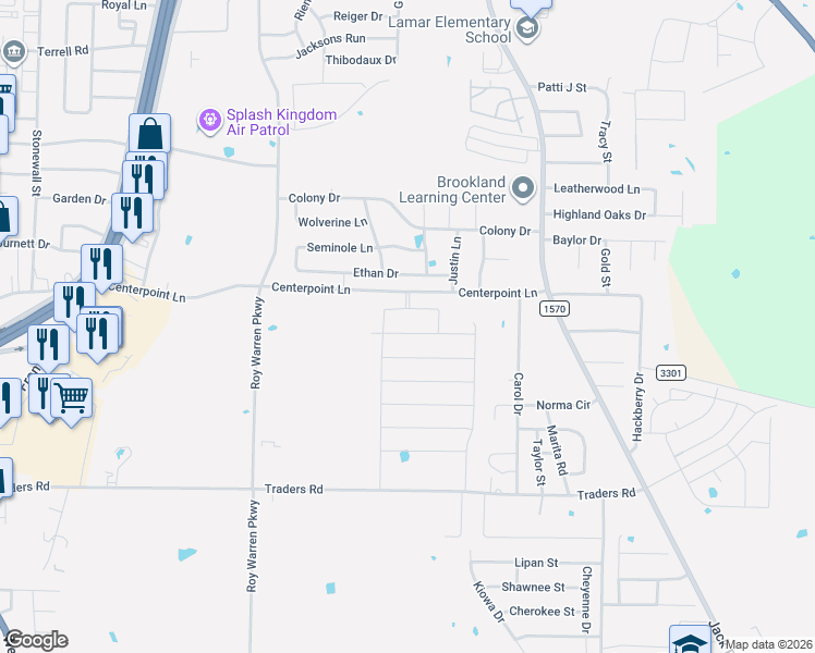 map of restaurants, bars, coffee shops, grocery stores, and more near 1009 Ethan Drive in Greenville