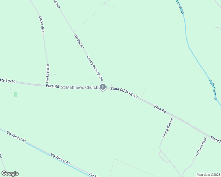 map of restaurants, bars, coffee shops, grocery stores, and more near State Road S-18-19 in Dorchester County