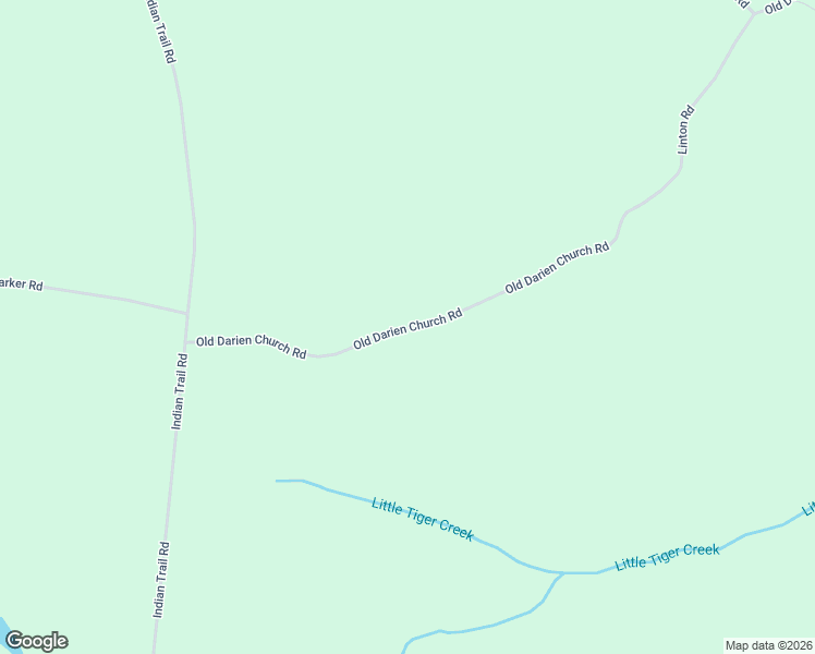 map of restaurants, bars, coffee shops, grocery stores, and more near Old Darien Church Road in Hancock County