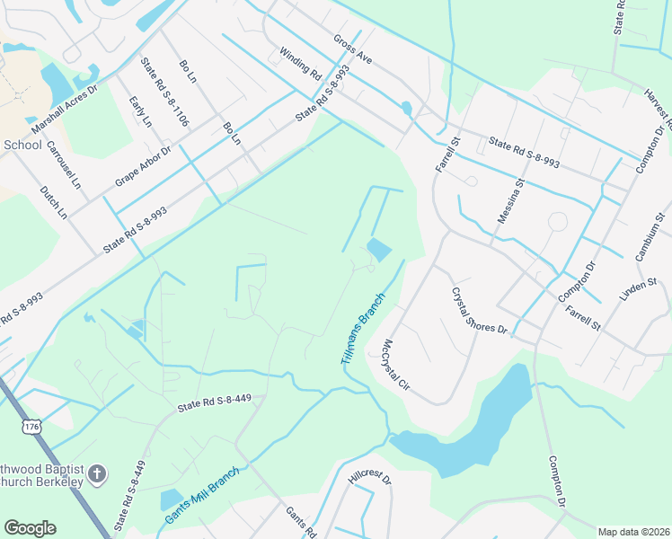map of restaurants, bars, coffee shops, grocery stores, and more near 601 Tillman Branch Road in Summerville