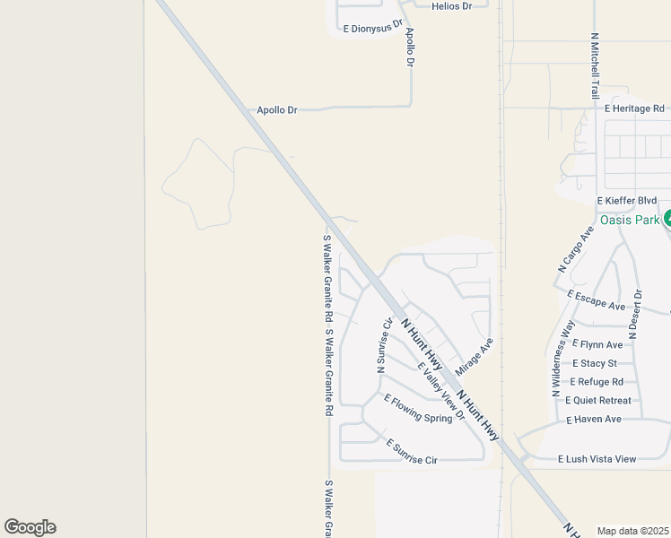 map of restaurants, bars, coffee shops, grocery stores, and more near 5612 East Valley View Drive in Florence
