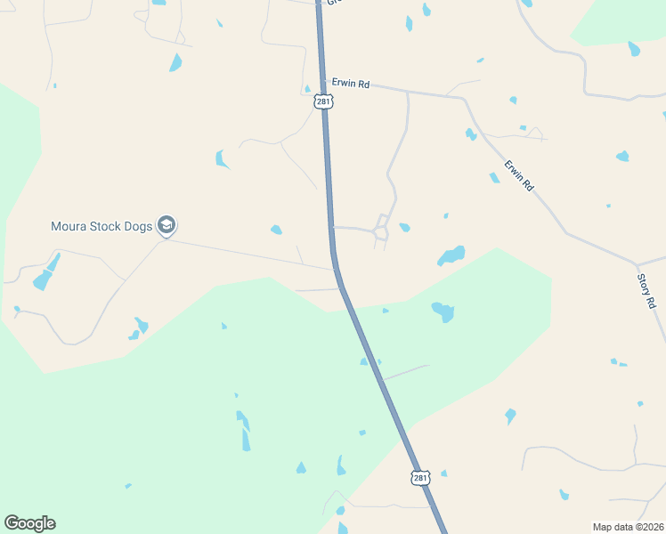 map of restaurants, bars, coffee shops, grocery stores, and more near 200 Tillery Road in Perrin