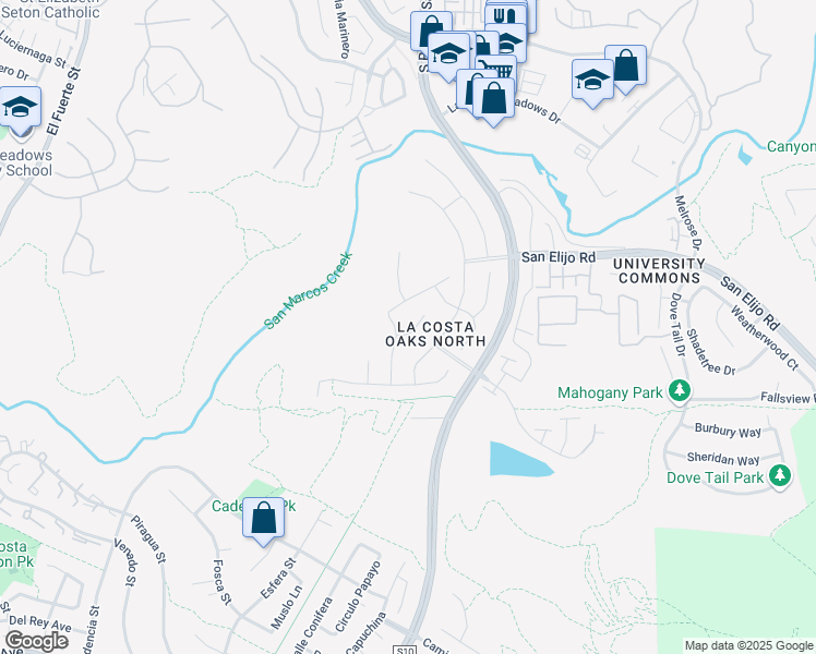 map of restaurants, bars, coffee shops, grocery stores, and more near 3432 Corte Altura in Carlsbad