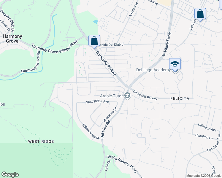 map of restaurants, bars, coffee shops, grocery stores, and more near in Elfin Forest
