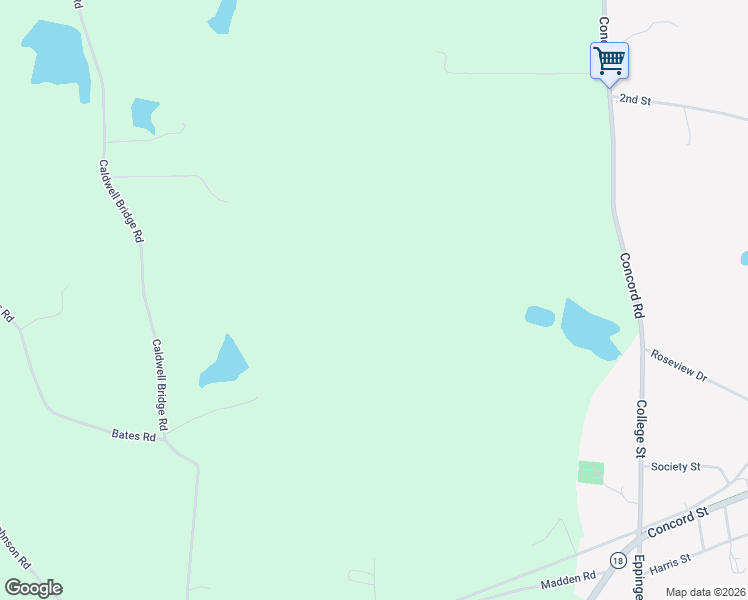 map of restaurants, bars, coffee shops, grocery stores, and more near 1066 Caldwell Bridge Road in Concord