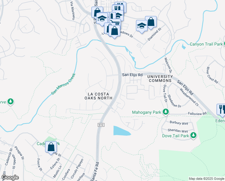 map of restaurants, bars, coffee shops, grocery stores, and more near 7146 Sitio Destino in Carlsbad