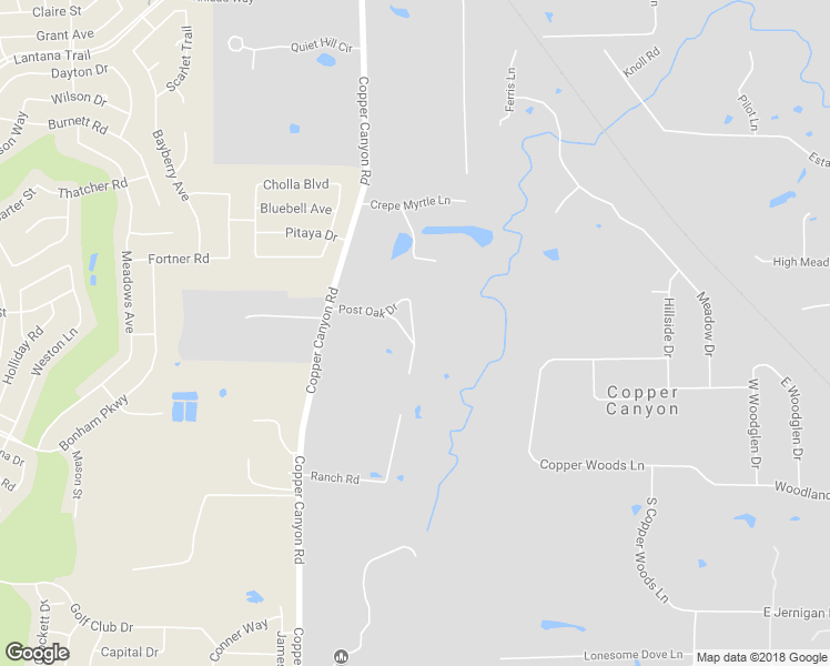 map of restaurants, bars, coffee shops, grocery stores, and more near 1063 Post Oak Road in Argyle