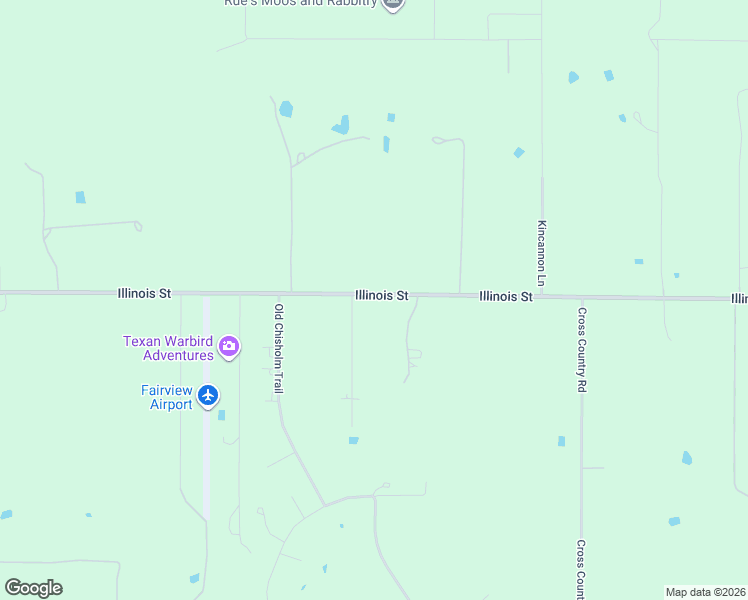 map of restaurants, bars, coffee shops, grocery stores, and more near 1697 Illinois Lane in Rhome