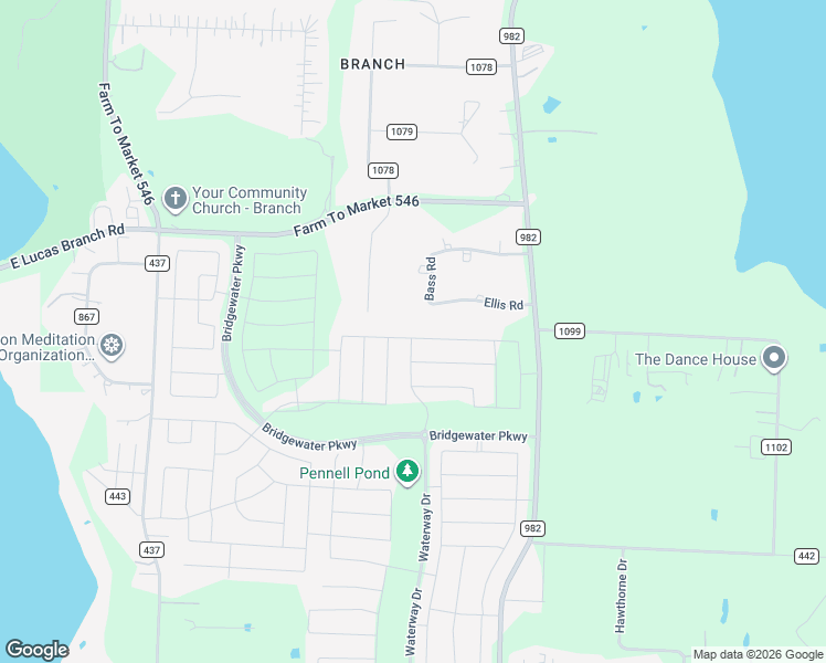 map of restaurants, bars, coffee shops, grocery stores, and more near 5499 Bass Road in Princeton