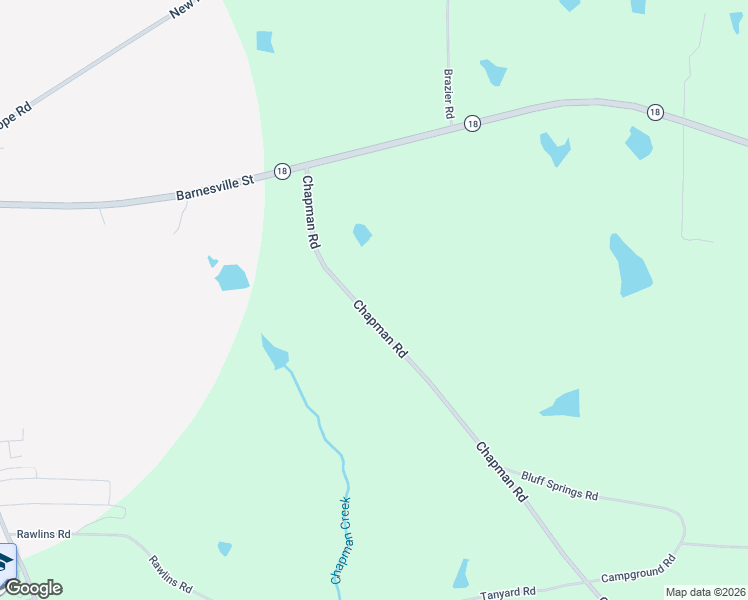 map of restaurants, bars, coffee shops, grocery stores, and more near 615 Chapman Road in Zebulon