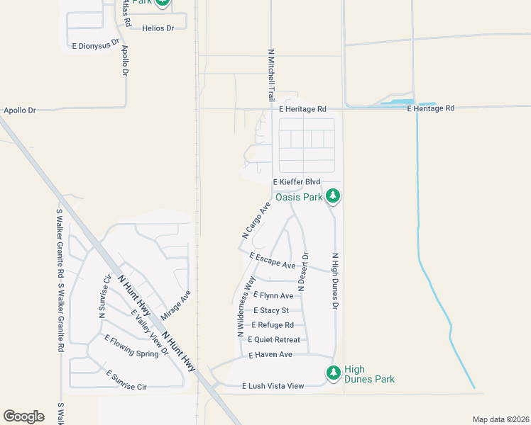 map of restaurants, bars, coffee shops, grocery stores, and more near 24177 North Cargo Avenue in Florence