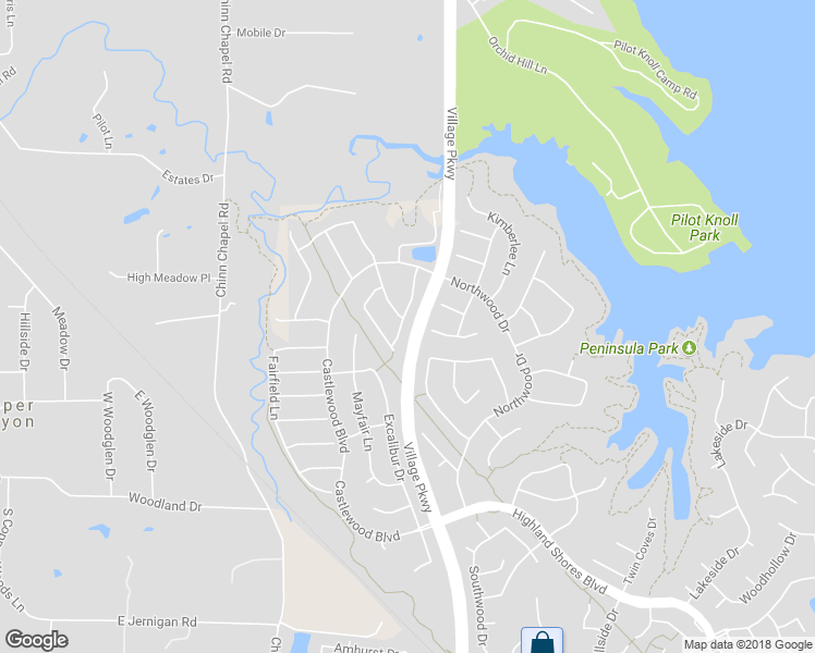 map of restaurants, bars, coffee shops, grocery stores, and more near 4107 Thornberry Trail in Lewisville