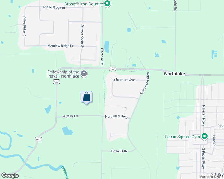 map of restaurants, bars, coffee shops, grocery stores, and more near 3324 Glenmore Avenue in Northlake