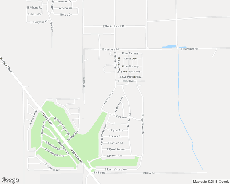 map of restaurants, bars, coffee shops, grocery stores, and more near 24213 North Cargo Avenue in Florence
