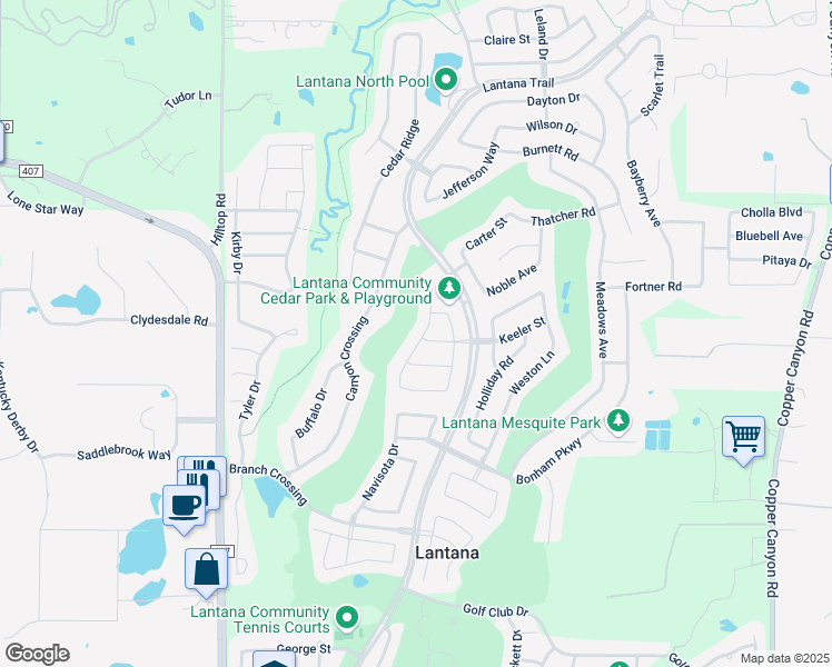 map of restaurants, bars, coffee shops, grocery stores, and more near 8901 Thompson Drive in Lantana