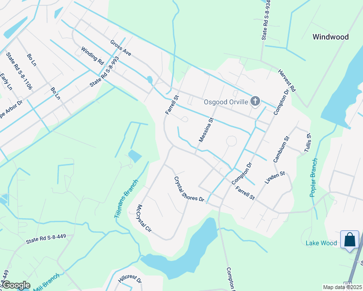 map of restaurants, bars, coffee shops, grocery stores, and more near 516 Farrell Street in Moncks Corner