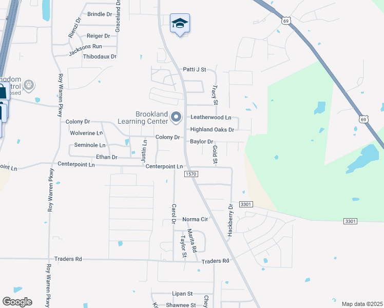 map of restaurants, bars, coffee shops, grocery stores, and more near 6911 Jack Finney Boulevard in Greenville