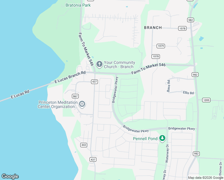 map of restaurants, bars, coffee shops, grocery stores, and more near 4917 Woodloch Drive in Princeton