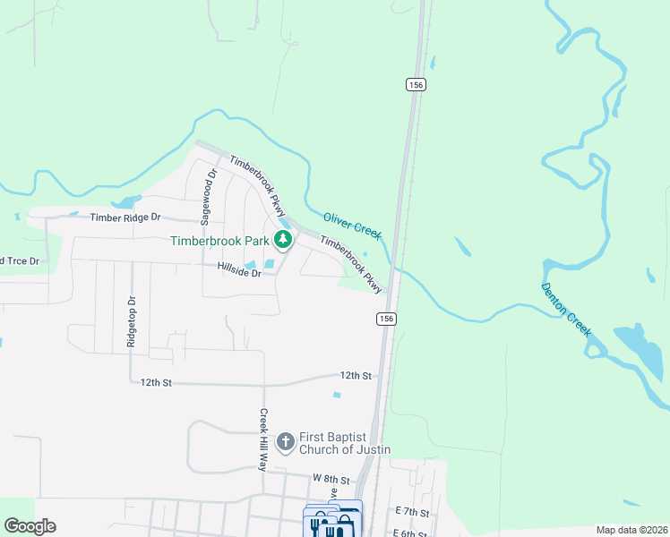 map of restaurants, bars, coffee shops, grocery stores, and more near 212 Oakcrest Drive in Northlake