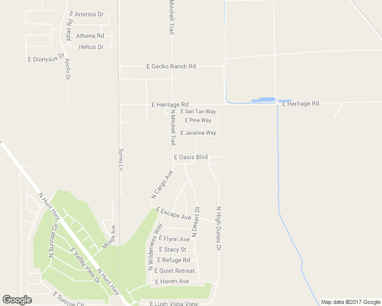 map of restaurants, bars, coffee shops, grocery stores, and more near 6773 East Superstition Way in Florence