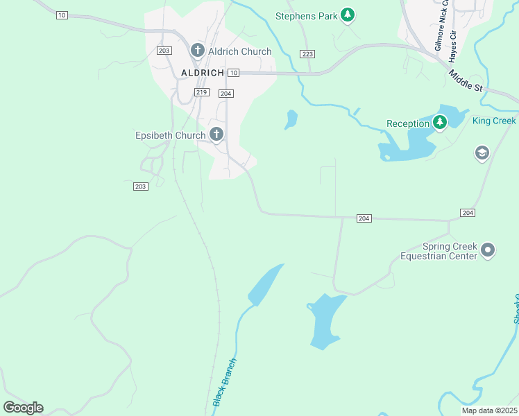 map of restaurants, bars, coffee shops, grocery stores, and more near 515 Highway 204 in Montevallo
