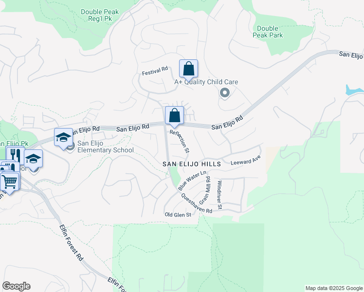 map of restaurants, bars, coffee shops, grocery stores, and more near 921 Prism Drive in San Marcos