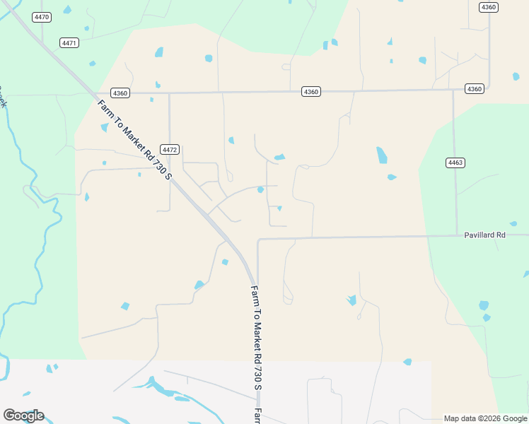 map of restaurants, bars, coffee shops, grocery stores, and more near 126 Walnut Creek Lane in Boyd