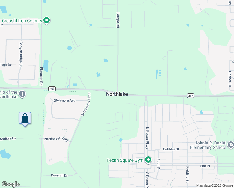 map of restaurants, bars, coffee shops, grocery stores, and more near in Northlake