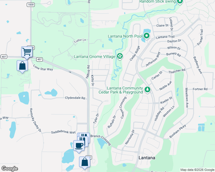 map of restaurants, bars, coffee shops, grocery stores, and more near 500 Sheldon Road in Lantana