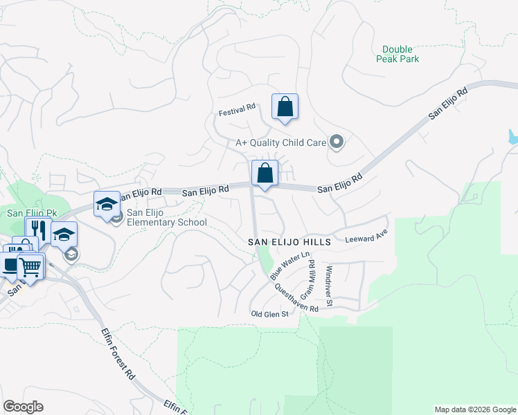 map of restaurants, bars, coffee shops, grocery stores, and more near 950 Prism Drive in San Marcos