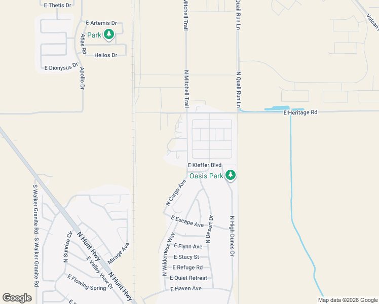 map of restaurants, bars, coffee shops, grocery stores, and more near 24442 North Shelton Way in Florence