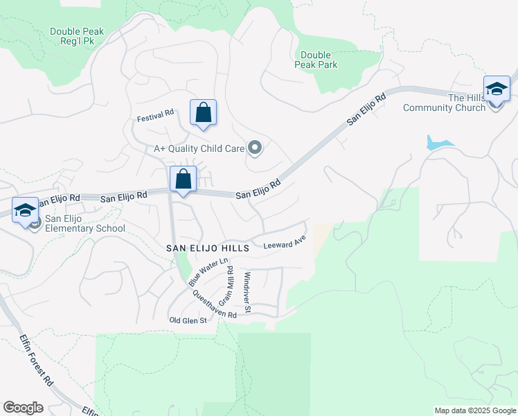 map of restaurants, bars, coffee shops, grocery stores, and more near 891 Antilla Way in San Marcos