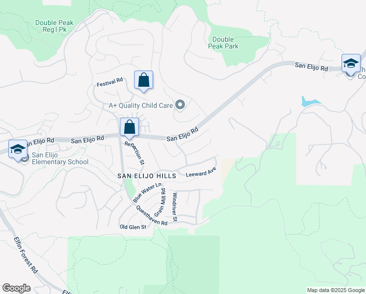 map of restaurants, bars, coffee shops, grocery stores, and more near 891 Antilla Way in San Marcos