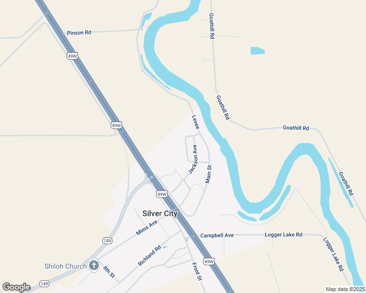 map of restaurants, bars, coffee shops, grocery stores, and more near 91 Mercer Street in Silver City