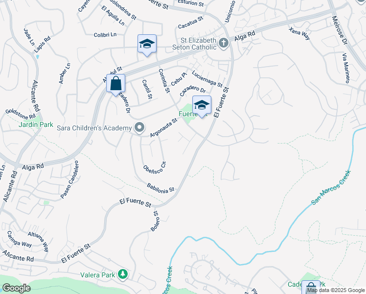 map of restaurants, bars, coffee shops, grocery stores, and more near 7039 Llama Street in Carlsbad