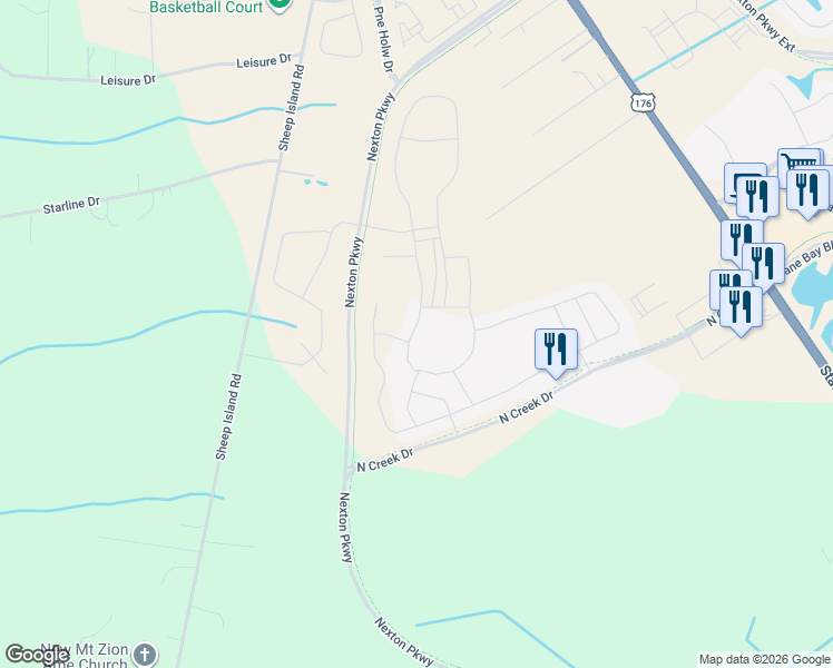 map of restaurants, bars, coffee shops, grocery stores, and more near 201 Godwit Drive in Summerville
