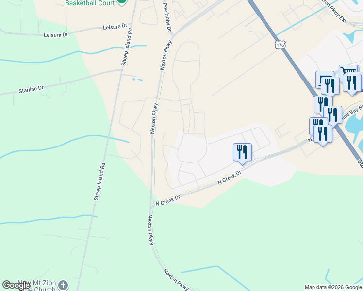 map of restaurants, bars, coffee shops, grocery stores, and more near 201 Godwit Drive in Summerville