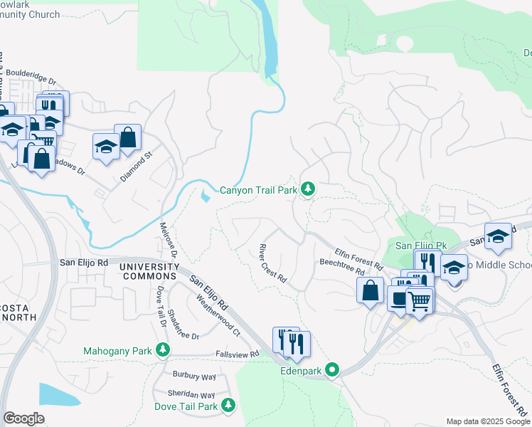 map of restaurants, bars, coffee shops, grocery stores, and more near 1640 Sagewood Way in San Marcos