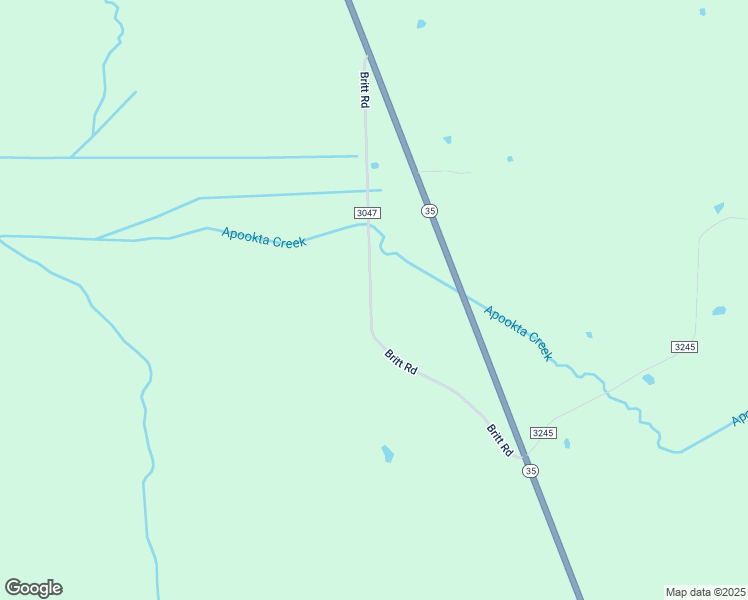 map of restaurants, bars, coffee shops, grocery stores, and more near Britt Road in Kosciusko