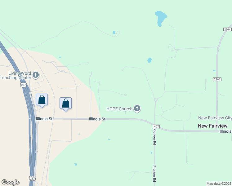 map of restaurants, bars, coffee shops, grocery stores, and more near in Rhome