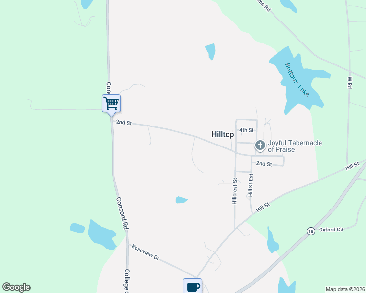 map of restaurants, bars, coffee shops, grocery stores, and more near 735 2nd Street in Concord