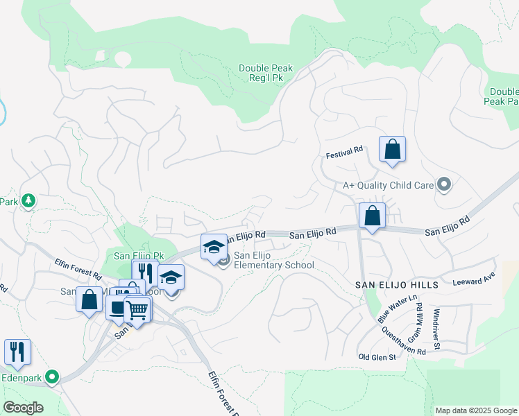 map of restaurants, bars, coffee shops, grocery stores, and more near 1010 Stephanie Court in San Marcos