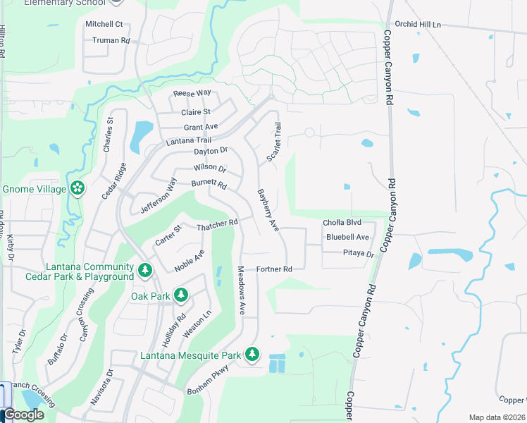 map of restaurants, bars, coffee shops, grocery stores, and more near 8504 Silver Leaf Circle in Argyle