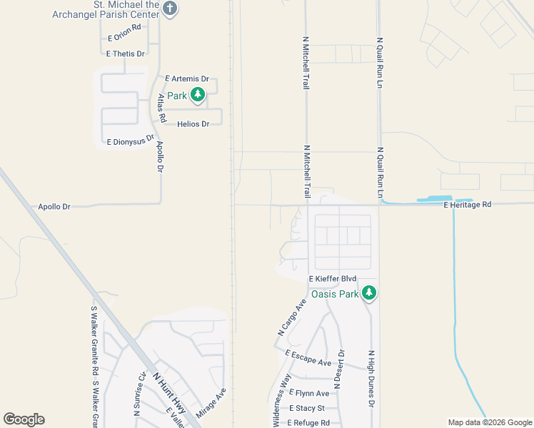 map of restaurants, bars, coffee shops, grocery stores, and more near 6375 West Heritage Way in Florence