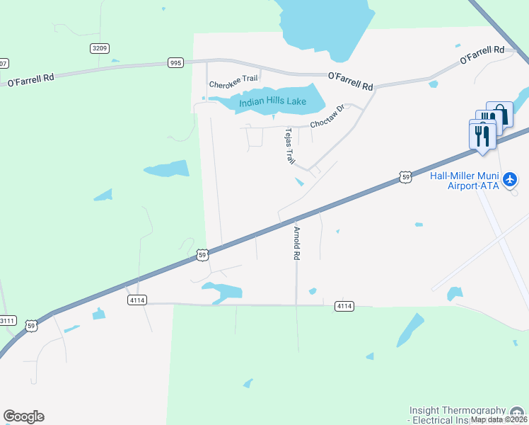 map of restaurants, bars, coffee shops, grocery stores, and more near 2808 West Main Street in Atlanta