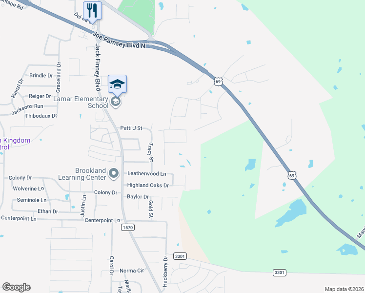 map of restaurants, bars, coffee shops, grocery stores, and more near 3 Willow Ridge Road in Greenville