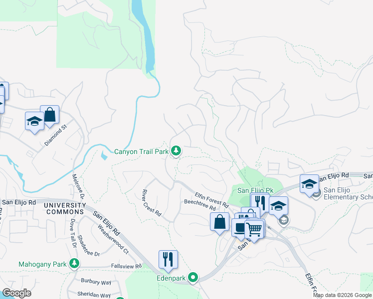 map of restaurants, bars, coffee shops, grocery stores, and more near 1655 Portside Place in San Marcos