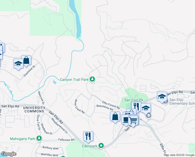 map of restaurants, bars, coffee shops, grocery stores, and more near 1655 Portside Place in San Marcos